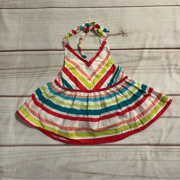 Janie and Jack Other - Janie And Jack  Multicolor Striped Halter Top Poolside Palms Sz 2T